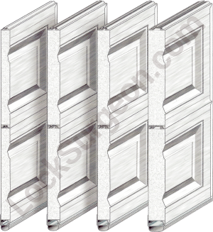 Airdrie thermatech thickness construction diagram