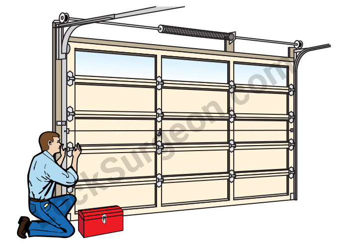 Acheson Lock Surgeon Garage door parts service mobile fast professional garage door mobile repair service.