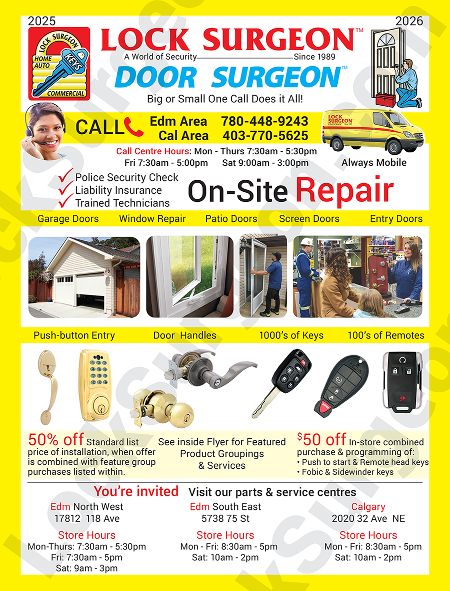 Home & business lock & door repair security hardware always mobile service vans expert installs.